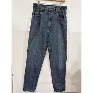 Eddie Bauer Women's 16 Tall Blue Loose Fit  Jeans  Denim Casual Relaxed